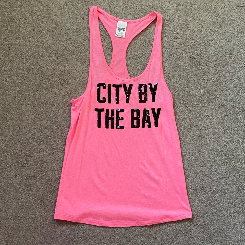 🌴2/$15 City by the Bay VS PINK Tank Top